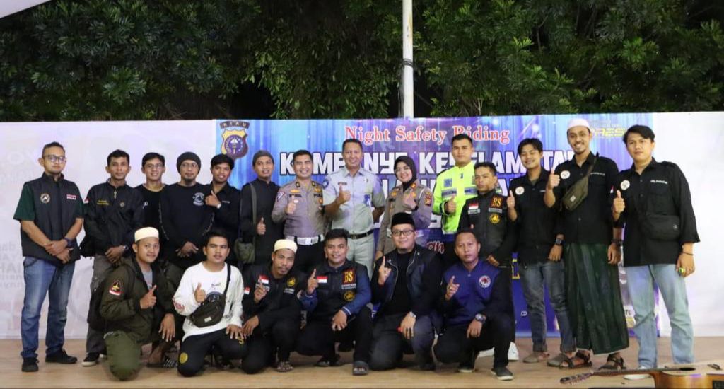 Polres Siak Kampanyekan Keselamatan Berlalui Lintas ke Komunitas Motor