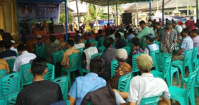 Kampanye di Daerah Pinggiran Inhil, Firdaus-Rusli Tidur di Rumah Warga