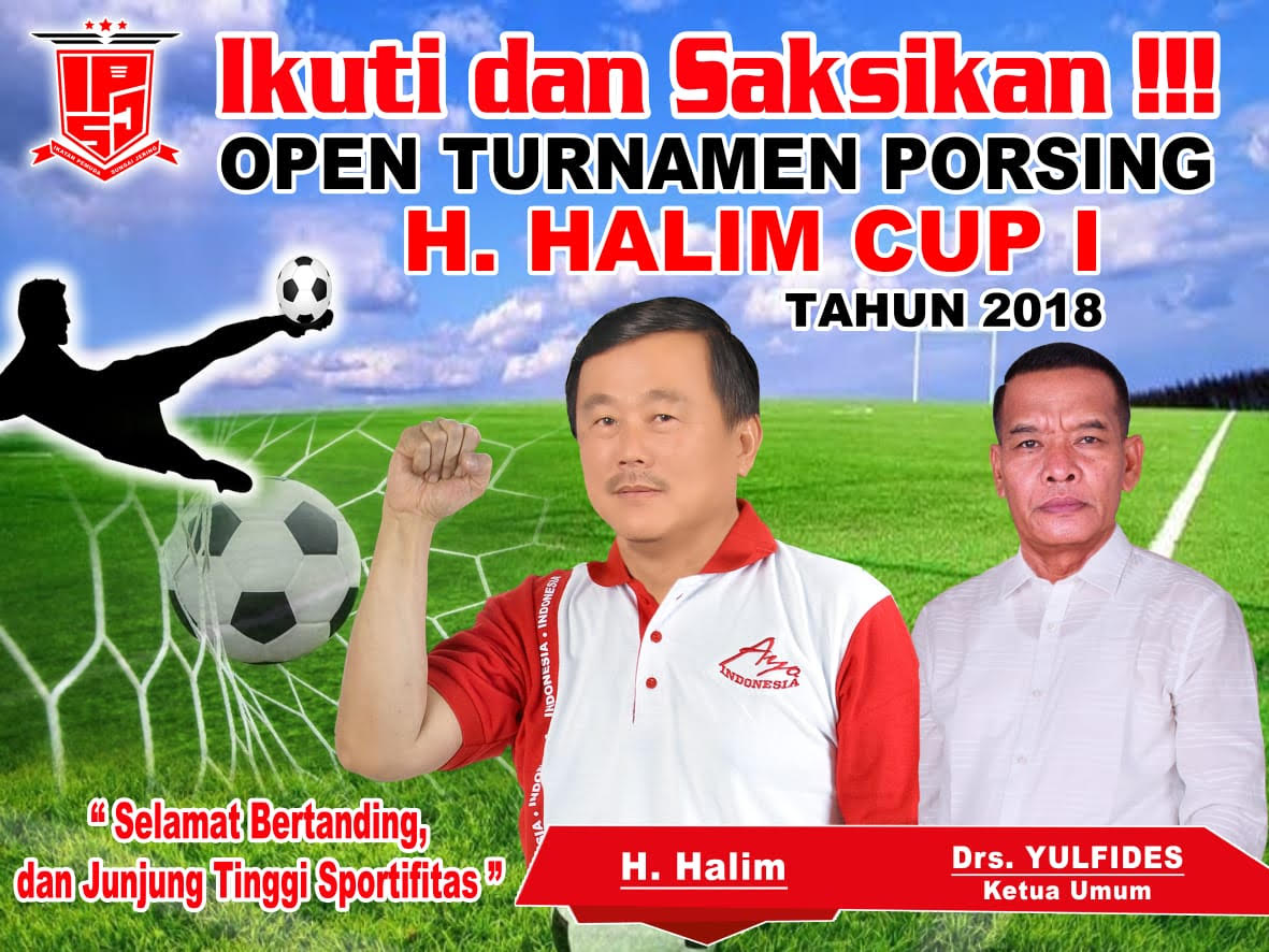 32 Klub Se-Kabupaten Kuansing Ikuti Open Turnamen Porsing H Halim Cup I