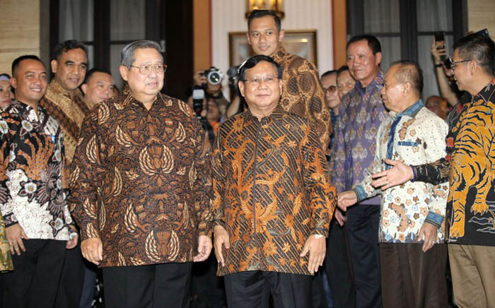 Begini Suasana Pertemuan 4 Mata Prabowo-SBY Lalu Disusul AHY