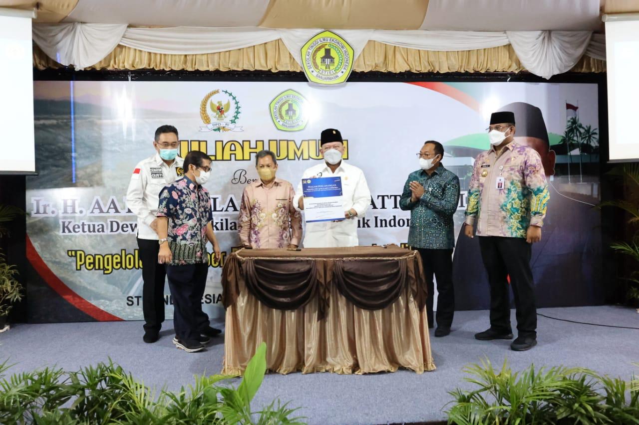 Ketua DPD RI Canangkan Merdeka Belajar Kampus Merdeka di STIE Banjarmasin