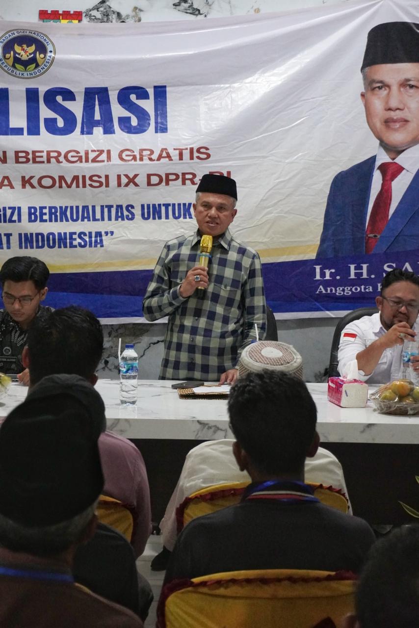 Bersama Komisi IX DPR RI, Badan Gizi Nasional Sosialisasikan Makan Bergizi di Kampar