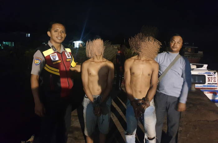 Dua Remaja di Inhil Ditangkap Warga, Dicek Isi Tasnya Ternyata Ini