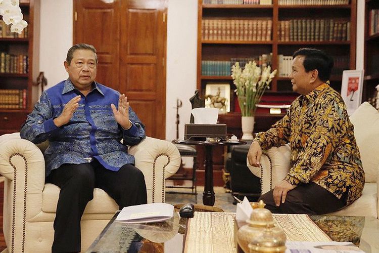 Ini 7 Poin Hasil Pertemuan Ketiga SBY-Prabowo