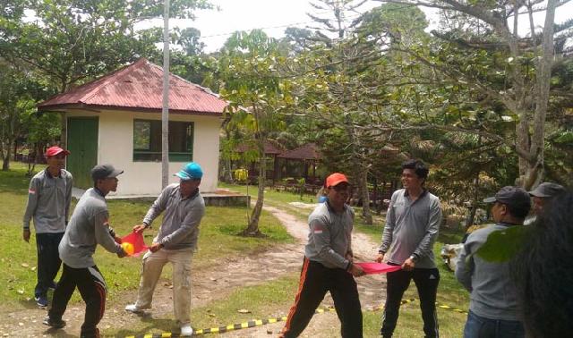 Tingkatkan Sinergitas, Bawaslu Riau Outbond Bersama KPU dan Polda Riau