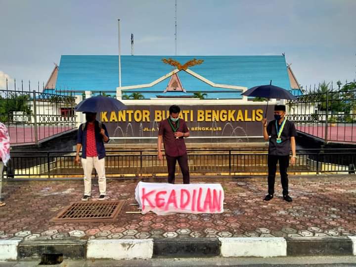 Empat Mahasiswa Ditangkap Polres Bengkalis Setelah Aksi Bela Bongku, Ipemaru Prihatin