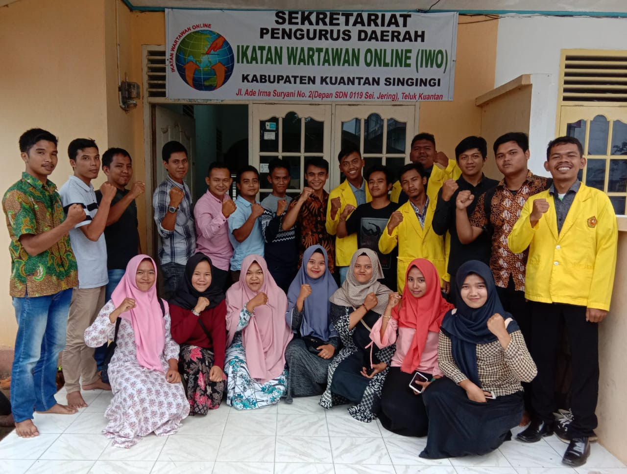 Belajar Jurnalistik dan Media, DPM Uniks Kunjungi Sekretariat IWO Kuansing