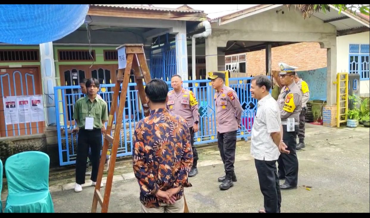 Pemungutan Ulang di TPS 46 Siak Minim Pemilih