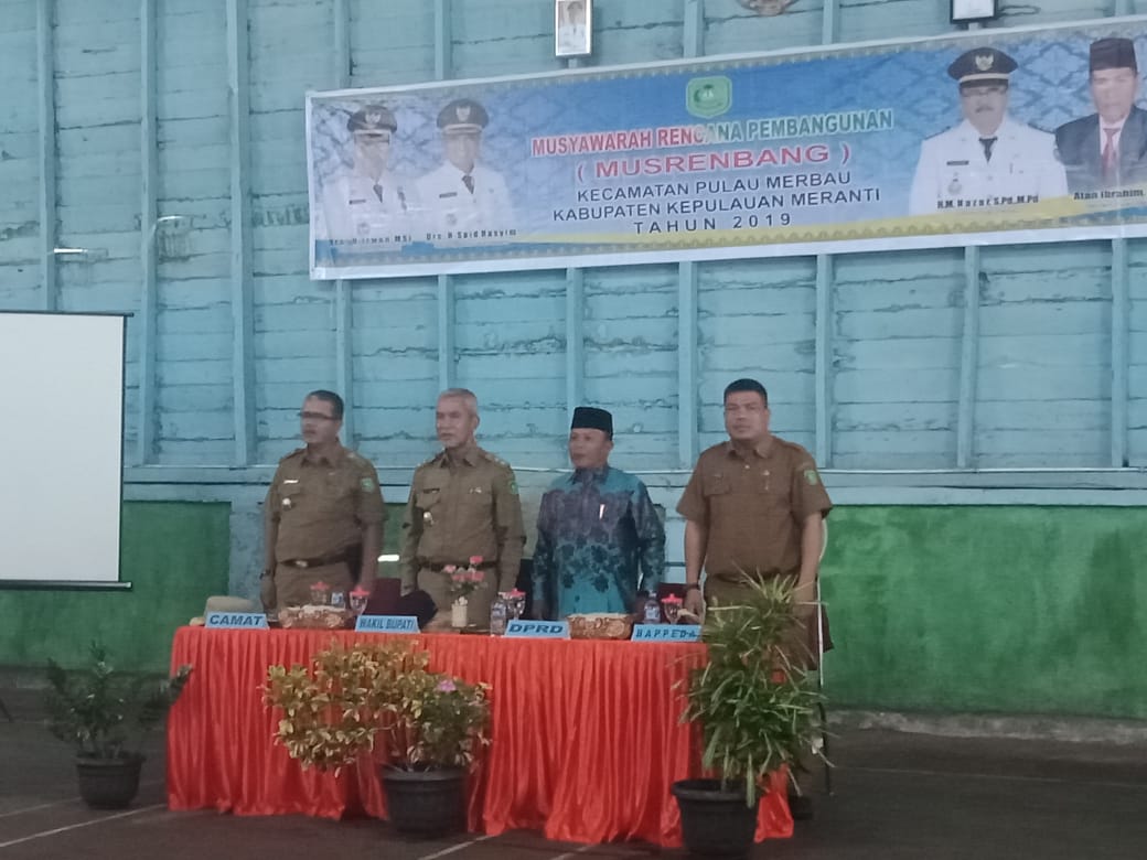 Buka Musrenbang Pulau Merbau, Wakil Bupati Harapkan Skala Prioritas Masyarakat