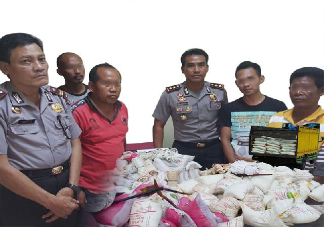 Polisi Gagalkan Pupuk Oplosan