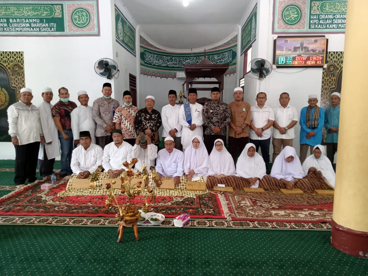 Jelang Keberangkatan, 9 JCH Balai Jaya di Upah-upah dan Tepuk Tepung Tawar