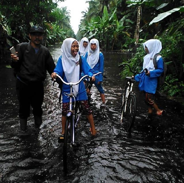 Dua Desa di Kecamatan Keritang Terendam Banjir