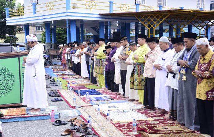 Salat Id di Duri, Ini Pesan Idul Fitri Bupati Amril