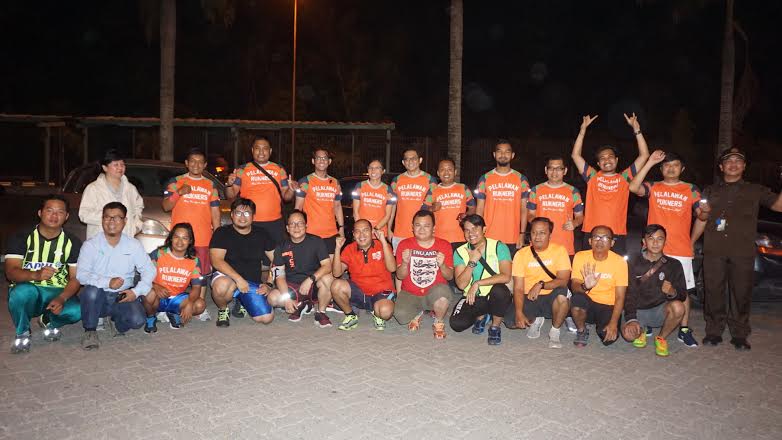 Karyawan RAPP Jogging Bersama Pelalawan Runners