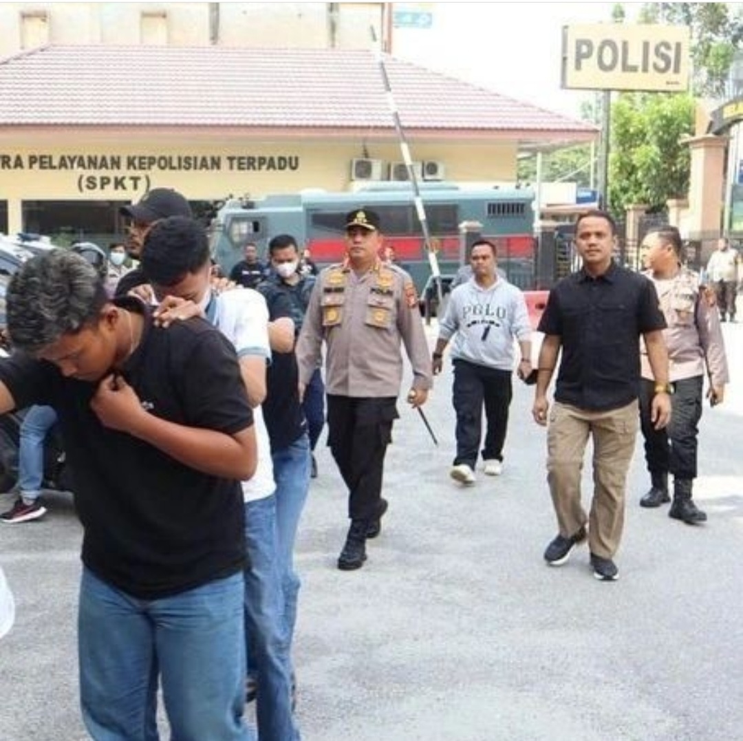 15 Remaja Diduga Terlibat Aksi Geng Motor Diringkus Polisi
