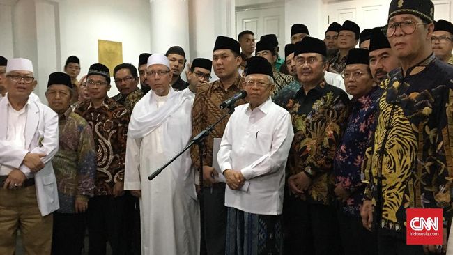 Enam Poin Kesepakatan Bersama Ma'ruf dengan Ormas Islam