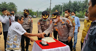 Tingkatkan Pelayanan, Wakil Ketua DPRD Rohil Dukung Pembangunan Polsek Balai Jaya