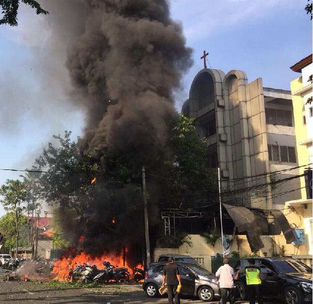Jumlah Korban Tewas Akibat Bom Gereja di Surabaya Bertambah