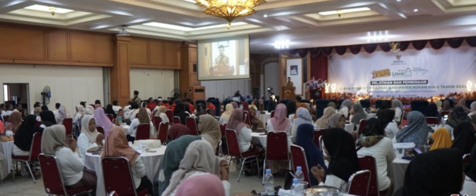 Puluhan UMKM Ikuti Pelatihan Bazanas Rohul