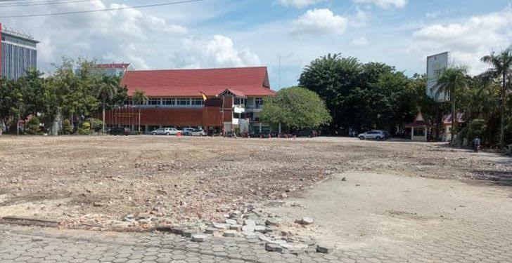 Lahan Bekas Gedung MPP Pekanbaru Bakal Difungsikan Jadi Lapangan