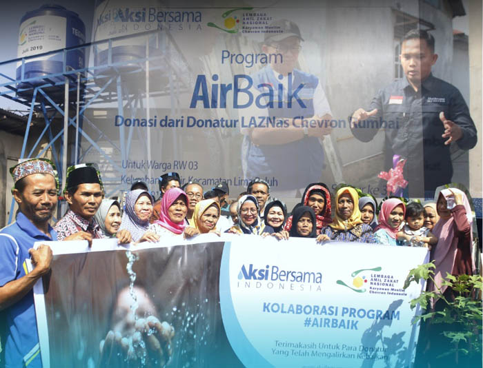 Aksi Bersama Indonesia Kembali Serahkan Bantuan Sumur Air Bersih untuk Warga Pekanbaru  