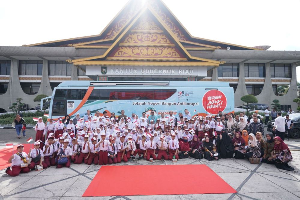 Roadshow Bus KPK Tiba di Riau, Sosialisasi kan Anti Korupsi