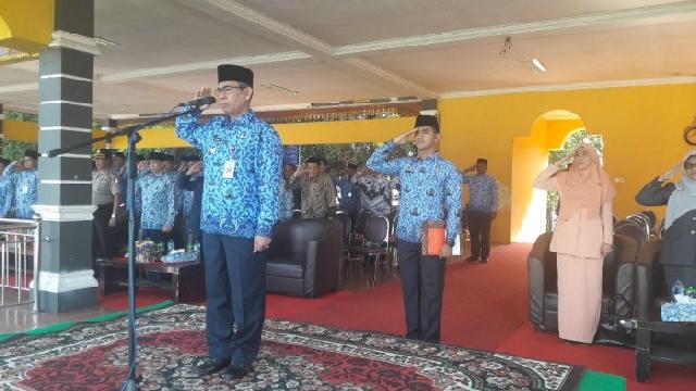 Pemkab Kuansing Peringati Hardiknas di Lapangan Limuno Teluk Kuantan