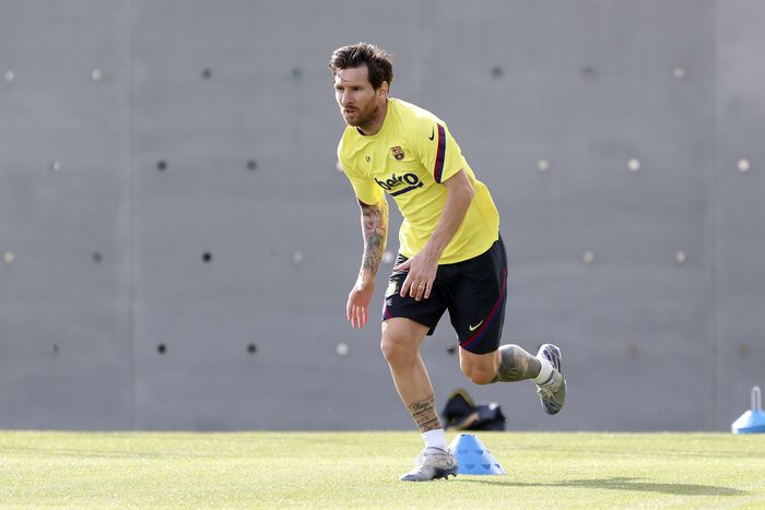 Batal Hengkang, Messi Ikut Lagi Latihan Tim Barcelona