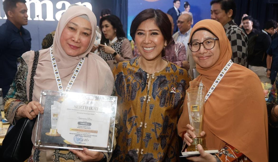Anugerah Media Humas 2025, Unri Raih Peringkat Pertama Pengelolaan Medsos
