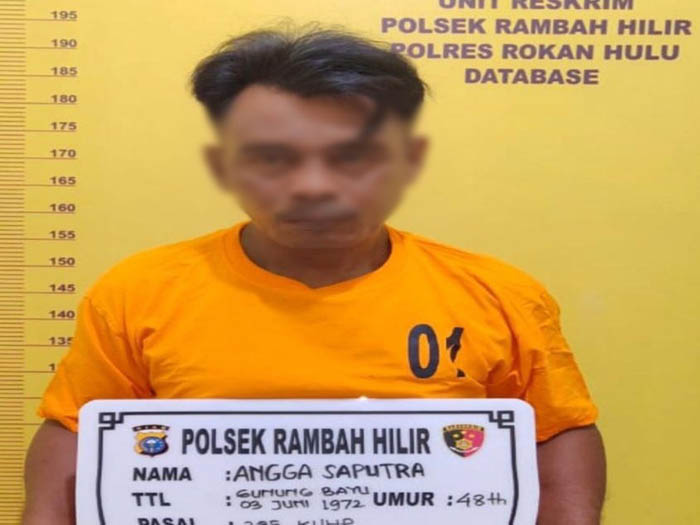 Bejat, Pria Asal Rohul Ini Nekat Perkosa Warga Sekampungnya di Kebun Sawit