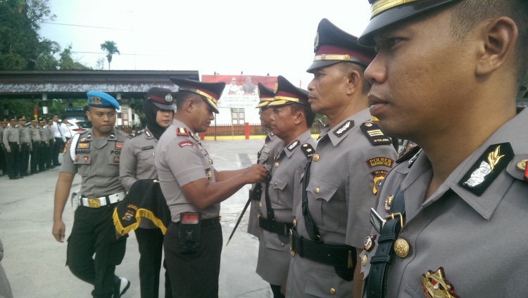 Enam Perwira Polres Meranti Dimutasi