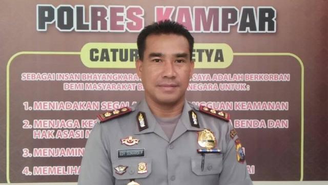 Jelang Sertijab Jadi Wakapolres Pekanbaru, Edy Sumardi Terima PWI Riau Award