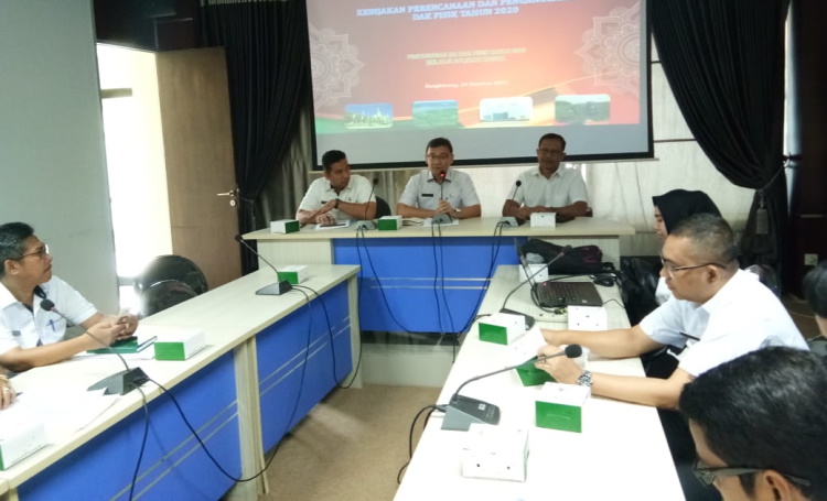 Tindak Lanjut Reviu Kebijakan Perencanaan dan Penganggaran DAK Fisik 2020 Kabupaten Kampar
