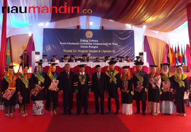 Universitas Muhammadiyah Riau Wisuda 213 Lulusan