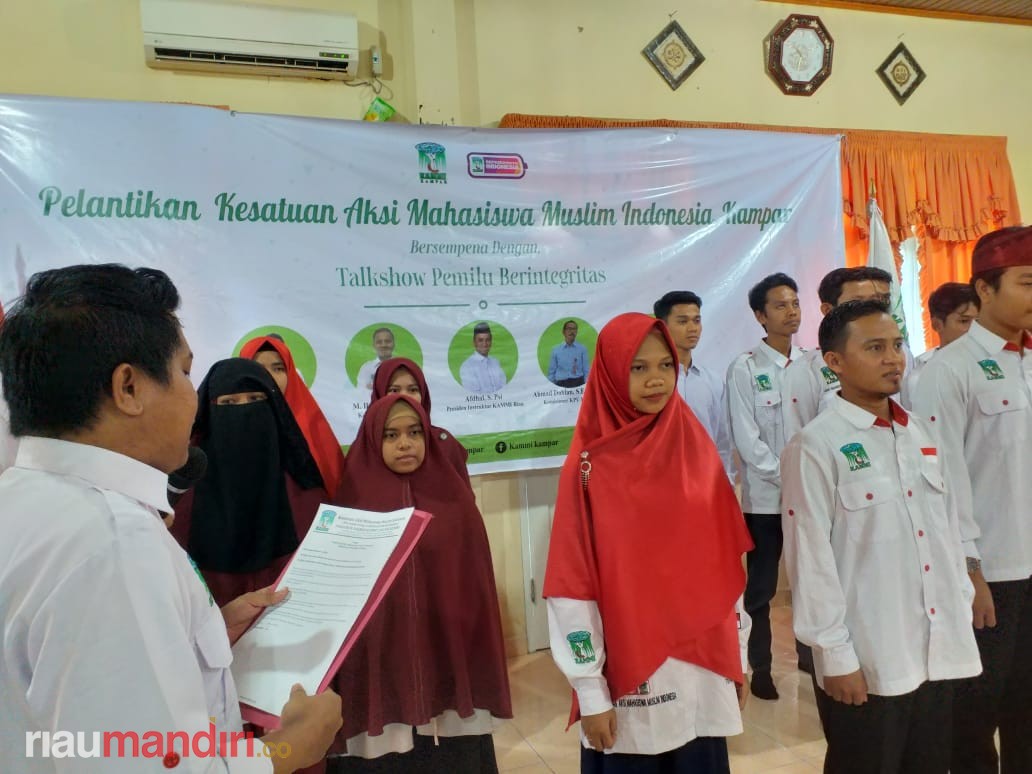 Resmi Dilantik, KAMMI Kampar Siap Perjuangkan Hak Masyarakat 