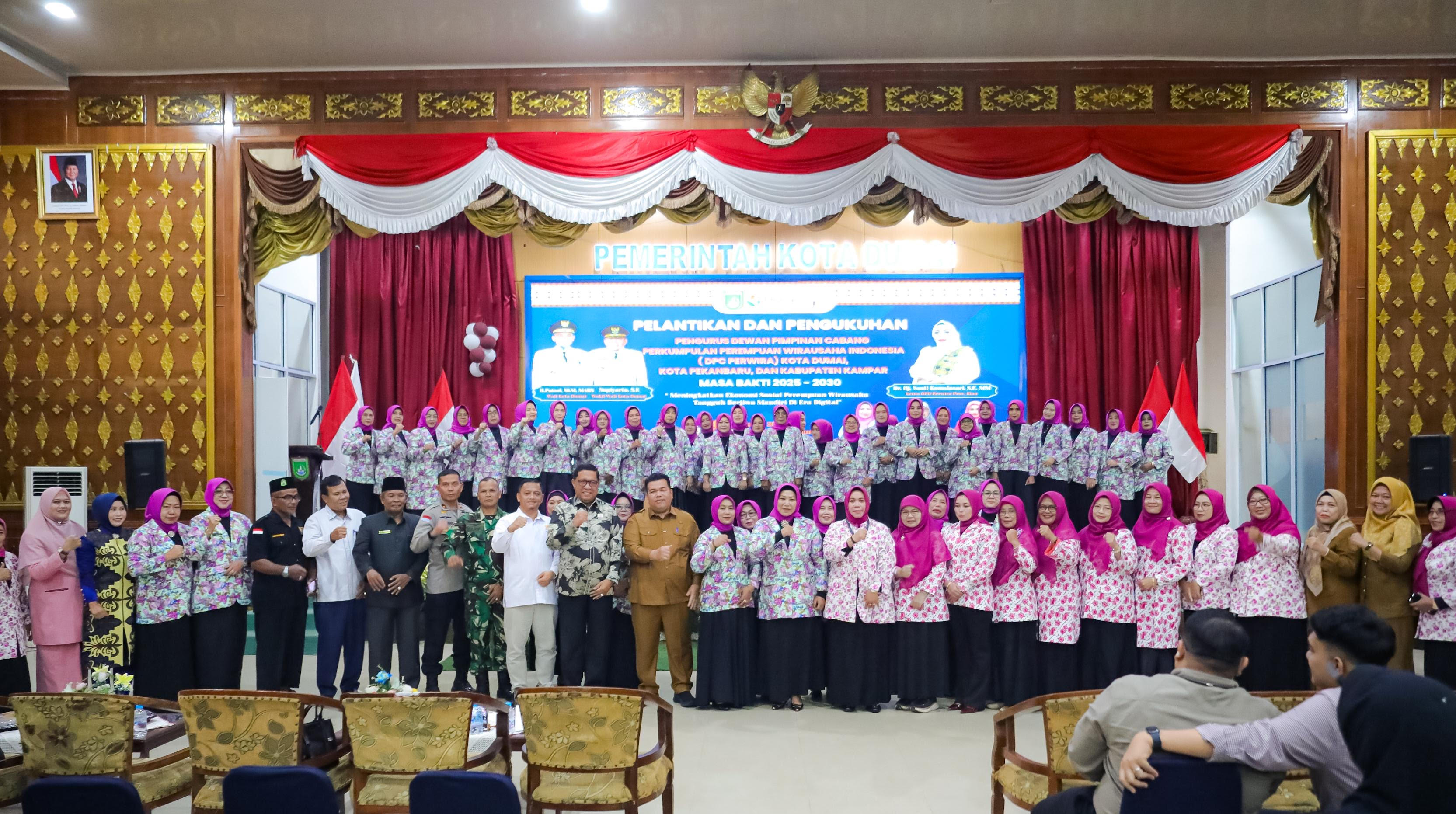 Kepengurusan DPC Perwira Dumai Dilantik: Kembangkan Kemampuan Perempuan 