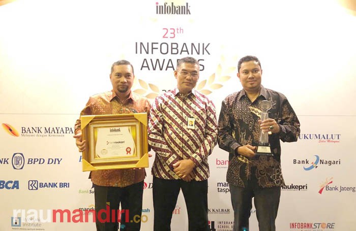 Lagi, Bank Riau Kepri Raih Platinum Award Kinerja Keuangan Sangat Bagus 10 Tahun Berturut-turut