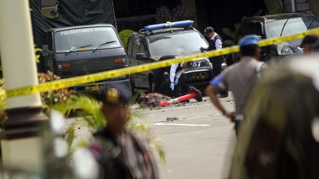 Kronologi Bom Bunuh Diri di Mapolrestabes Medan