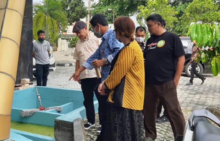 Dikunjungi Kadis Perikanan Riau, Kolam Ikan PWI Cocok Untuk Budidaya Ikan Patin-Lele