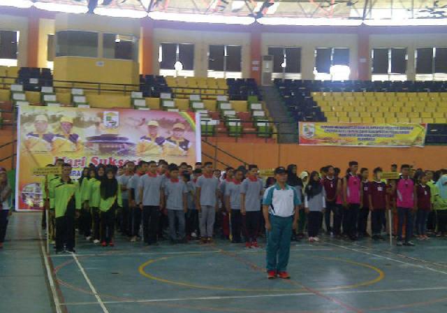 Ratusan Siswa Ramaikan  Popda XIII Tingkat Kabupaten
