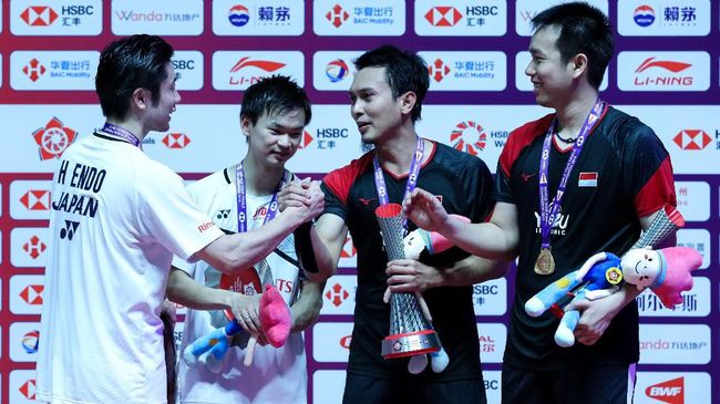 The Daddies Balaskan Dendam Hendra/Ahsan di Final WTF 2019 atas Wakil Jepang