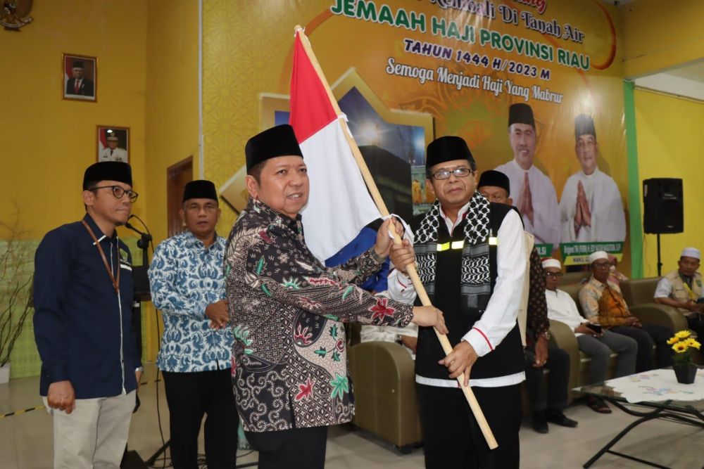 Jemaah Haji Riau Kloter Terakhir Tiba di Pekanbaru
