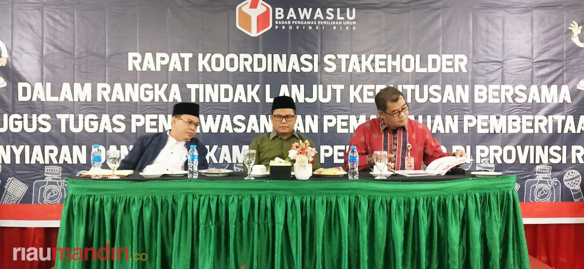 Sambut Baik Terbentuknya Mappilu PWI, Ini Kata Ketua Bawaslu Riau