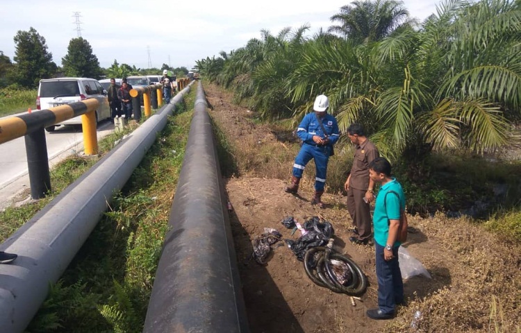 Polsek Tanah Putih Tangkap Pencuri Minyak Mentah PT Chevron