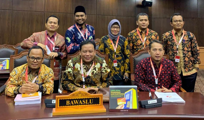 Bawaslu Riau Bacakan Keterangan Tertulis di Sidang Kedua MK