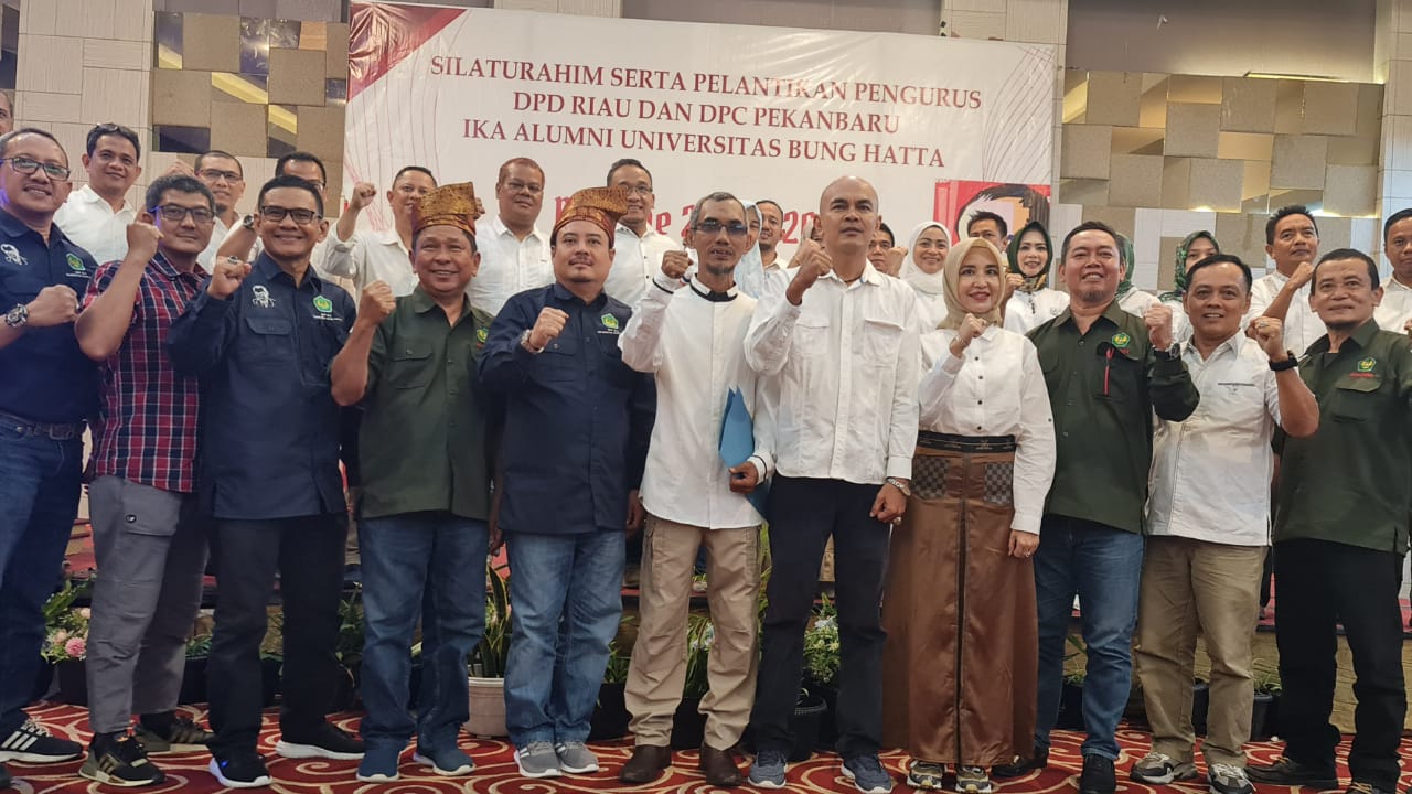 IKA Universitas Bung Hatta Riau dan Pekanbaru Resmi Dilantik