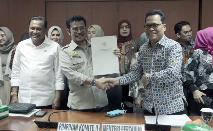 Komite II DPD RI Dukung Program Kerja Kementan Tahun 2020