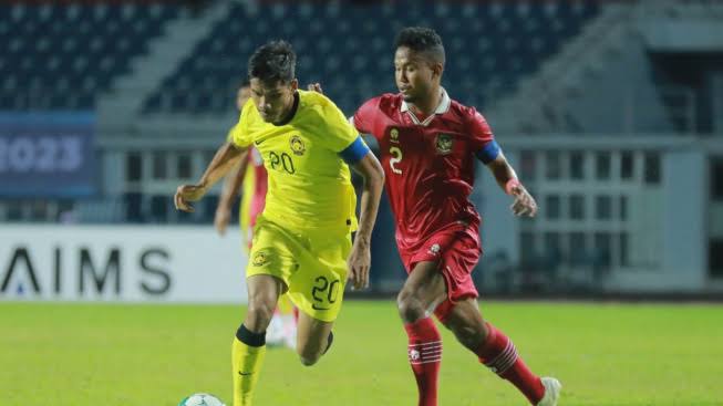 Piala AFF U-23, Garuda Muda Takluk dari Malaysia 1-2