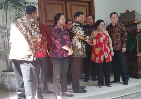 Didampingi Budi Gunawan, Megawati Sambut Prabowo di Teuku Umar