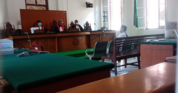 Divonis 2,5 Tahun, Mantan Bendahara Brimob Polda Sulsel Diperintahkan Hakim Ditahan di Sel